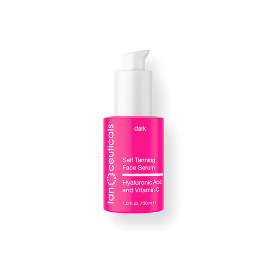 Self Tanning Face Serum, Dark banner